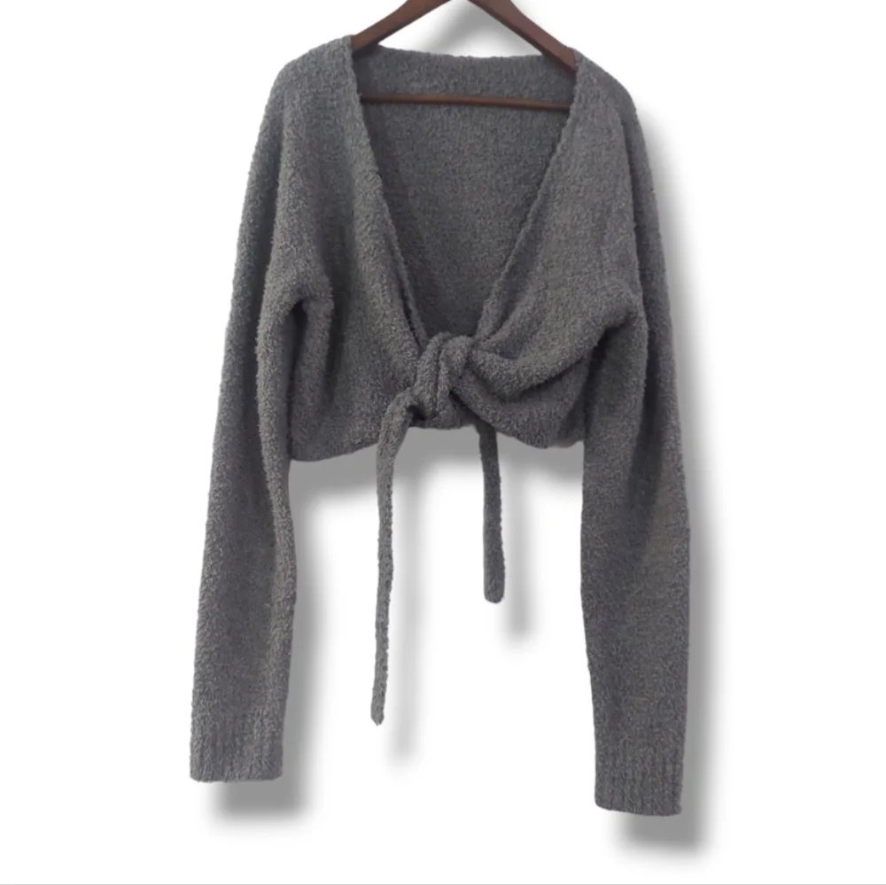 SKIMS Cozy Knit Wrap Top ~ NWT