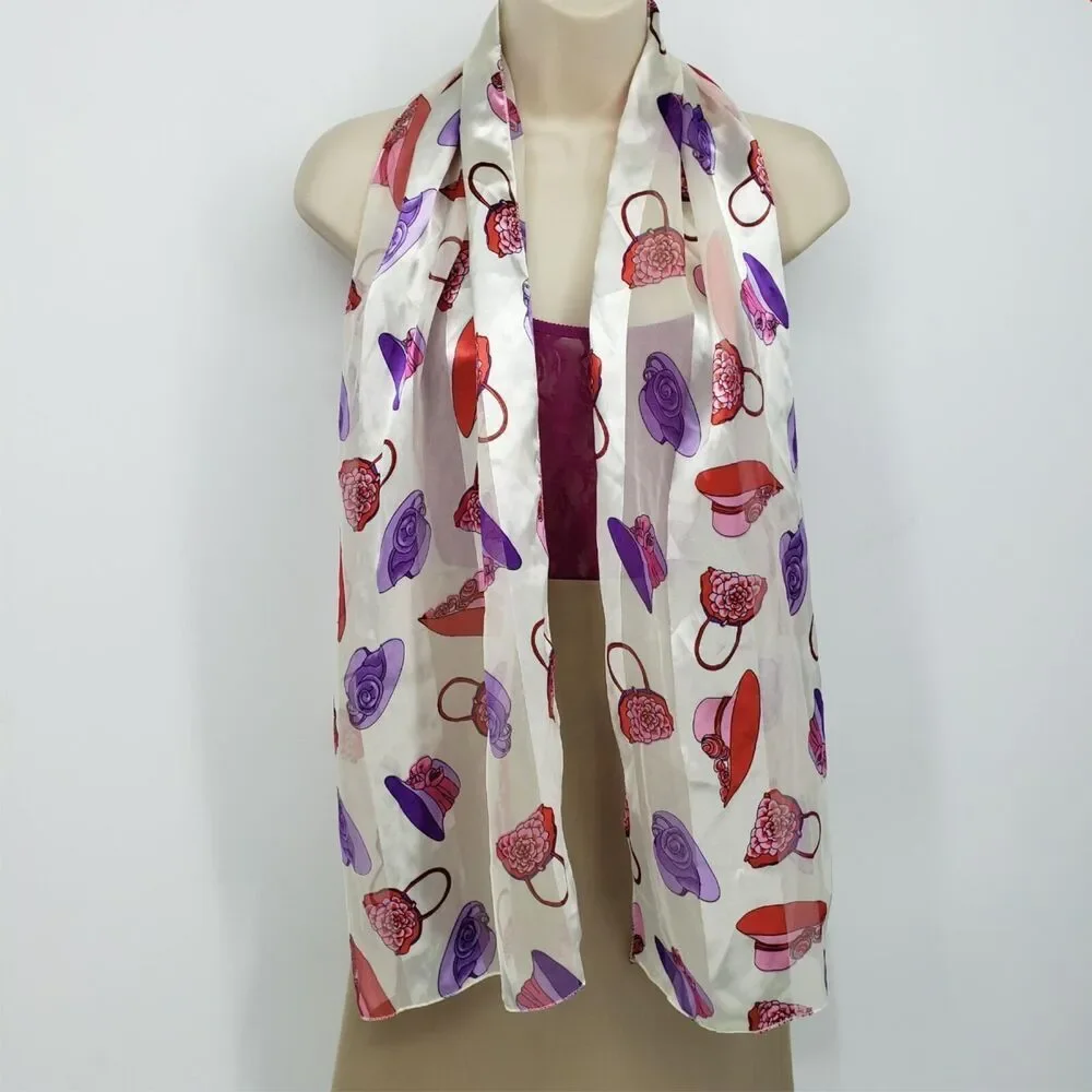 2 Scarfs Large Berkshire Shawl & Unbranded Hats/Purse Scarf