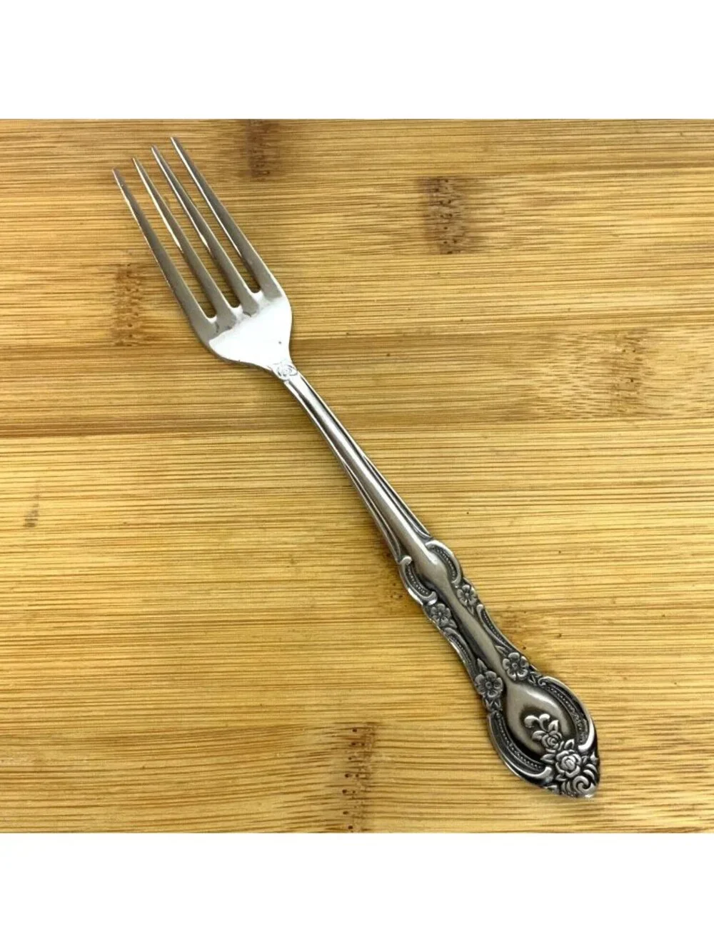 Marseilles Floral Stainless Steel Salad Forks Set Of 4 Made in Japan